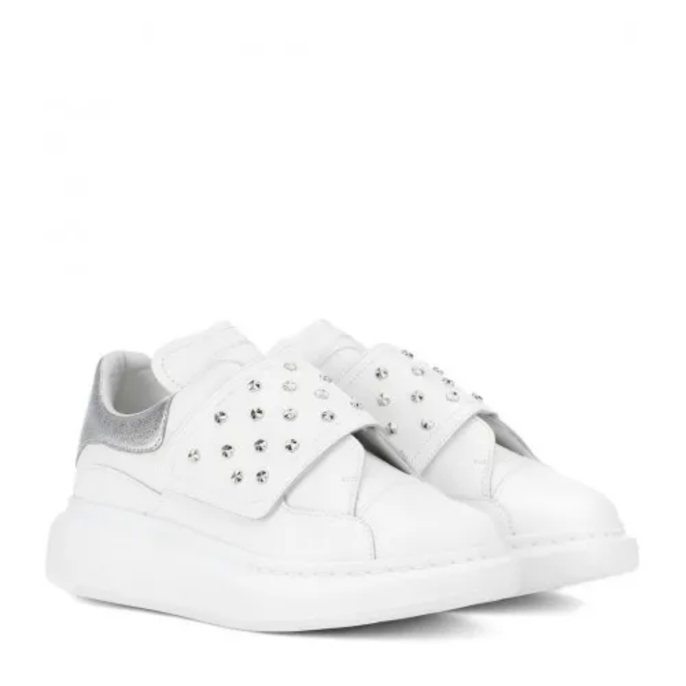 Alexander McQueen Oversized Sole Leather Sneakers (Size 35.5 IT, fits 36)